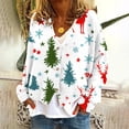 thumbnail image 1 of Chaqueta informal de manga larga sin capucha para mujer, cárdigan estampado a la moda, chaqueta informal de moda, camiseta de manga larga con cuello en V, chaqueta informal de manga larga con capucha,, 1 of 5
