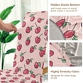thumbnail image 5 of Yayeee 4 Pack Dining Chair Covers Stretch Parson Chairs Slipcovers Seat Protector, Cherries Pattern, 5 of 6