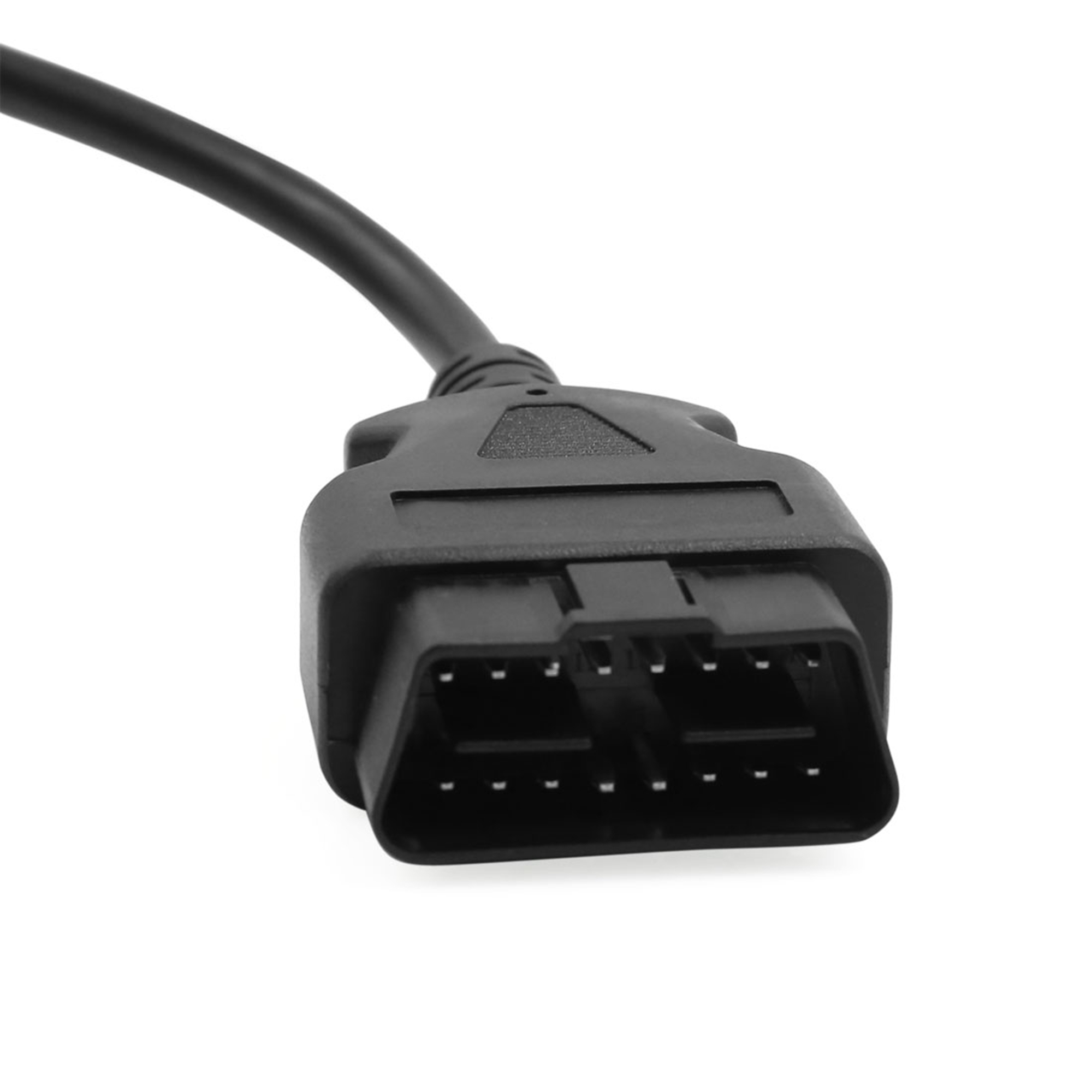 Unique Bargains Durable 16 Pin OBDII Diagnostic Adapter Male Connector Cable Tool