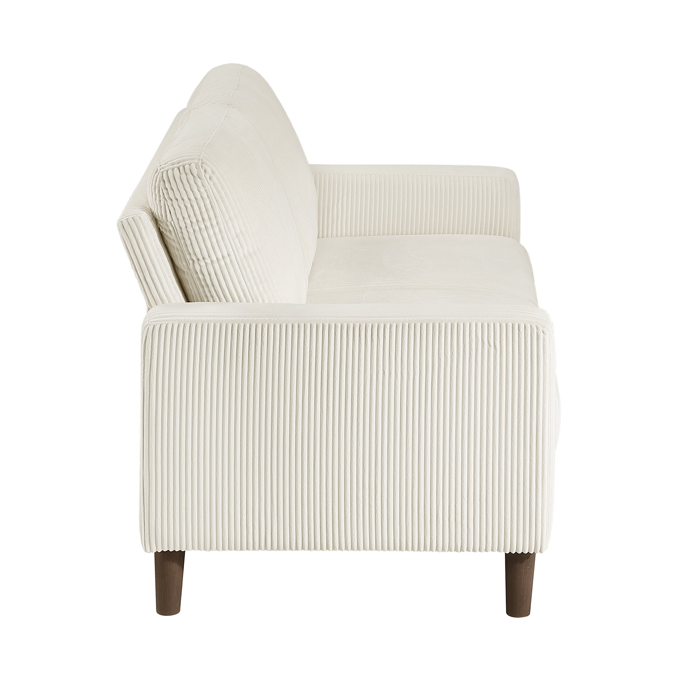 OakvillePark Mapleholt Corduroy Loveseat, Beige