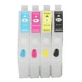 thumbnail image 4 of 4 Color Ink    Four Pack Color Combo Replacement with Permanent Chip Includes 1  Each of Inkjetprinterink, 4 of 8
