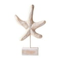 thumbnail image 1 of Estatua decorativa de playa de madera, figura decorativa, escultura artística, figura decorativa para Forma de estrella de mar, 1 of 9
