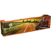 New Ray 16643 Newray 1: 43 Long Haul Trucker - International Lonestar Flatbed with Forklift & Pallets, White