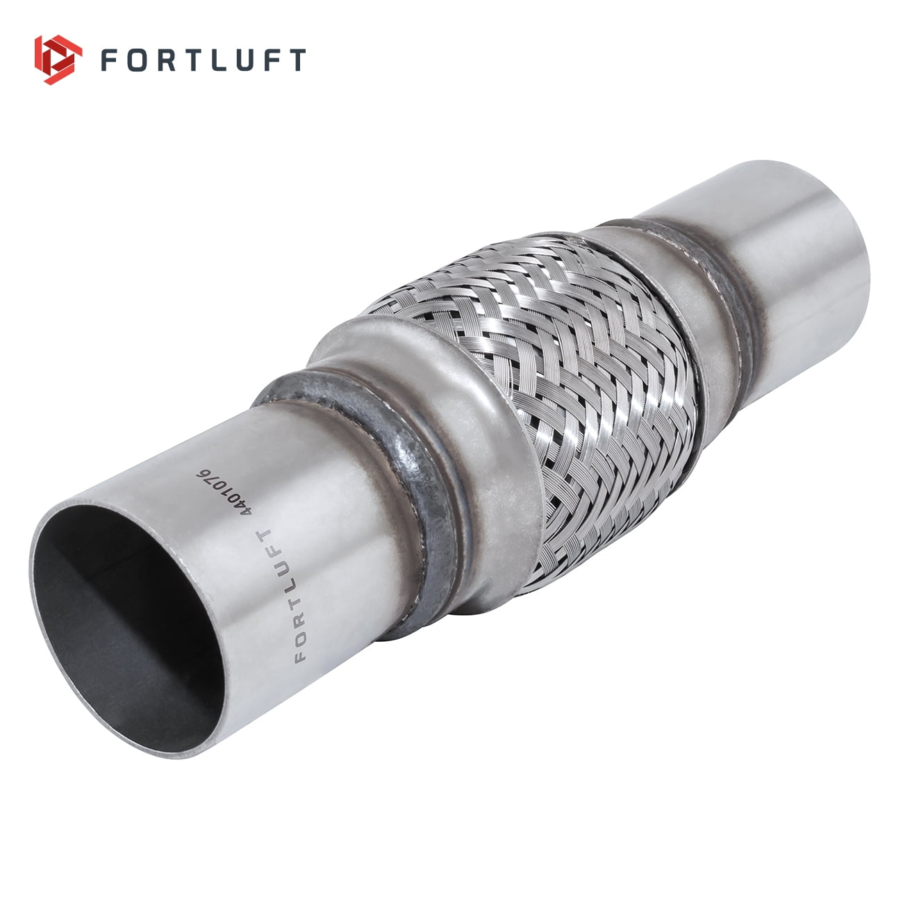 FORTLUFT Exhaust Flex Connector With Extension Pipes Stainless Steel 1.