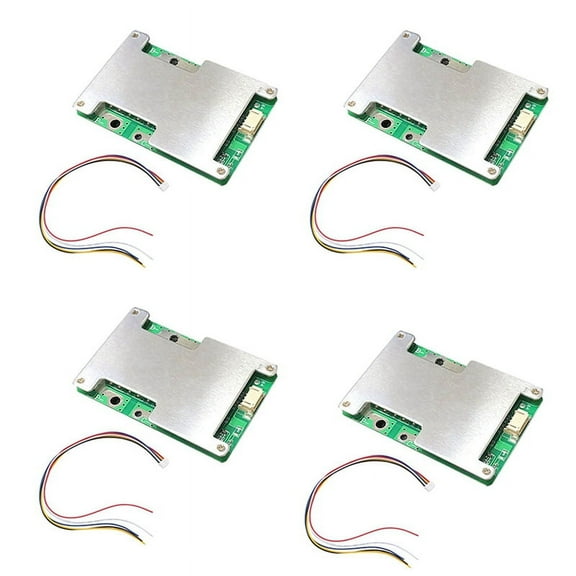 4X 4S 12V 100A LiFePO4 Lithium Battery Protection Board with Power Battery Balance/Enhance PCB Protection Board