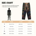 thumbnail image 4 of Lsque Garden Meditating Weasel Print Women's Pajama Pants, Lounge Pant - Comfortable Home Wear,Elastic Waistband, Stylish Design-XX-Large, 4 of 9
