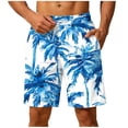 thumbnail image 2 of SOOMLON Quick Dry Swim Shorts Men Big and Tall Swim Trunks 9" Inseam Elastic Board Shorts with Pockets Summer Beach Shorts, 2 of 6