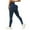 Blue, variant on SwiftWear Women's High-Waisted Lifting Yoga Pants with Pockets Tummy Control Flare Leg Workout & Street Style - Comfortable Non-See-Through