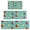 Pioneer Flower Floral-3, variant on Pioneer Flower Floral Print Pattern Kitchen Rugs Sets Of 3,Kitchen Runner Rugs Non Skid Washable,Decorative Kitchen Floor Mats for Kitchen,Sink,Laundry,17X30 Inch 17X47 Inch 17X59 Inch