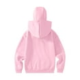 thumbnail image 6 of successthop Fleece Hoodies for Women Zipper Double Hooded Long Sleeve Sweater with Pockets Solid Windbreaker Tops Pink M, 6 of 8