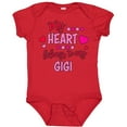 thumbnail image 3 of Inktastic My Heart Belongs to my Gigi Boys or Girls Baby Bodysuit, 3 of 5