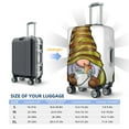 thumbnail image 4 of Kdxio Fishing Gnome Fisherman Pattern Luggage Cover for Travel,Elastic and Durable,Fits 18-32 Inch,Anti-Scratch Suitcase Protector-No luggage included, 4 of 5