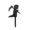 A, variant on BNNG Halloween Mini Figurines -Halloween Ghost Yard Signs with Stakes,Wooden Outdoor Ghost Lawn Decorations Signs for Halloween Garden Yard Tabletop Decor, 4 inch tall