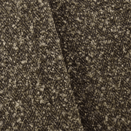 Dark Brown Herringbone Boucle Upholstery Fabric, Fabric By the Yard