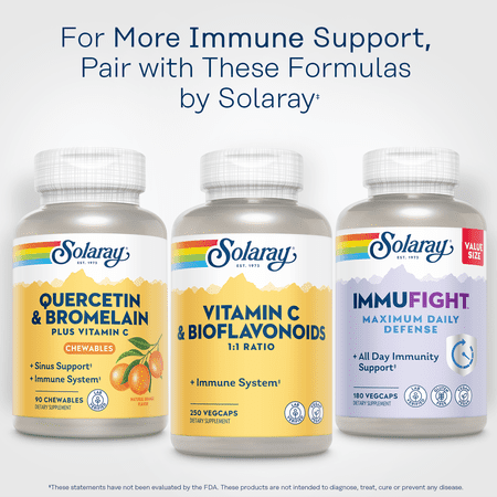 ソラレー ビタミンC ＆ バイオフラボノイド 500mg ベジタブルカプセル 250粒 Solaray Vitamin C &amp; Bioflavonoids 1:1 サプリ