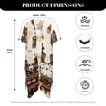 thumbnail image 6 of HELLHERO Cow Sunflower Pattern Bathing Suit Cover Up High Quality Fabrics Quick Dry Free Size Swimsuit Cover ups Kimono for Women, 6 of 6