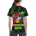 thumbnail image 6 of Geometry Dash Kids T-Shirt 3d Printed Graphic T-Shirts Boys And Girls Short Sleeve Shirts For Youth Kids X-Small, 6 of 7