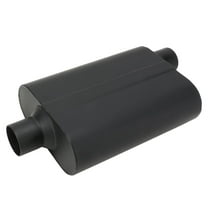Welded Chamber Muffler, 2.5 Inch, Offset Inlet/Center Outlet