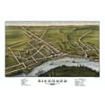 thumbnail image 2 of Brenner 18x14 White Modern Wood Framed Museum Art Print Titled - Richmond Maine - Bremner 1878, 2 of 4