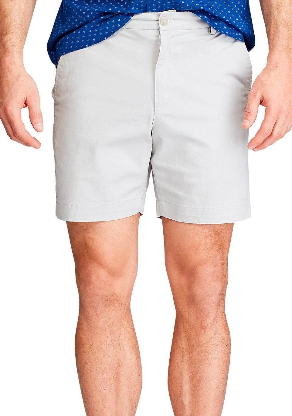 CHAPS Men's BIG & TALL Flat-Front Straight-Fit 100% Cotton Shorts 9-in Inseam