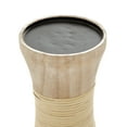 thumbnail image 5 of DecMode Indoor 10", 8", 6"H Coastal Wood Candle Holder, Brown, 3 - Pieces, 5 of 8