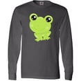 thumbnail image 3 of Inktastic Cute Frog, Little Frog, Baby Frog, Green Frog Long Sleeve T-Shirt, 3 of 5