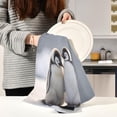 thumbnail image 4 of Coolnut Cute Penguins Kitchen Towels, 18 x 28 Inch Super Soft and Absorbent Dish Cloths for Washing Dishes, 6 PCS Reusable Multi-Purpose Microfiber Hand Towels for Kitchen, 4 of 5