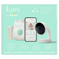Lumi by Pampers Smart Video Baby Monitor plus Sleep System All-in-one Bundle