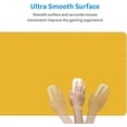 thumbnail image 6 of Solid Color Gold 31.5x11.8 inch Extra Large Gaming Mouse pad, Extended Anti-Slip Rubber pad, Suitable for Keyboard, Suitable for Gaming Office, 6 of 6