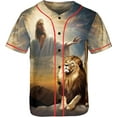 thumbnail image 2 of Lotusprinthandmade Personalized Name Jesus Christian Baseball Jersey, jesus baseball jersey, 2 of 5