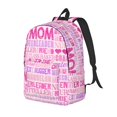 thumbnail image 1 of Bingfone Best Mom ever Print Canvas College Laptop Backpack, Large Capacity Lightweight College Bookbag Casual Daypack-Medium, 1 of 5