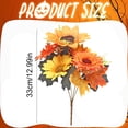 thumbnail image 3 of Clearance Under $1! 1PC Artificial Fall Bouquet, Halloween Pumpkin & Sunflower Floral Arrangement for Table Centerpiece, Plastic, (One Size, N), 3 of 6