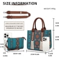thumbnail image 2 of Jia Store Women's Bohemian Convertible Handbag - 3-in-1 Tote, Shoulder & Crossbody Bag with Removable Strap, 2 of 7