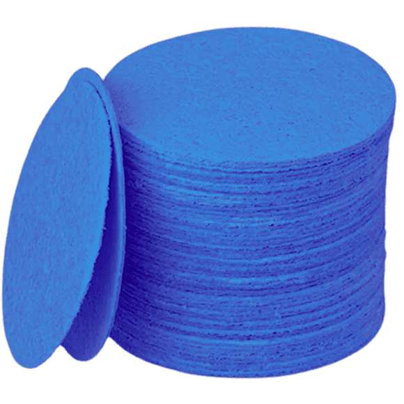 Esponjas Faciales Comprimidas de Celulosa Pack 72 Unidades Azul – Limpieza Profunda y Suavidad Extrema