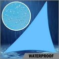 thumbnail image 2 of ShadeMart 12' x 15' x 19.2' Custom Size Blue Triangle Waterproof Sun Shade Sail Canopy Awning Shelter, 95% UV Blockage Water Resistant, Outdoor Patio Garden Carport (We Customize Size), 2 of 5