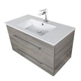 thumbnail image 4 of Cutler Kitchen And Bath Fv 36 Kato 36" Wall Mounted Single Basin Vanity Set - Dorato, 4 of 7