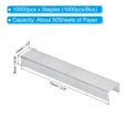 thumbnail image 2 of Uxcell 23/8 Staples for Stapler, 10Box 10000pcs 5/16" Leg Length Standard Flat Clinch, 2 of 6