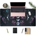 thumbnail image 3 of Celestial Moon Phases Mouse Pad Large Purple Desk Mat Forest Extended Gaming Mousepad Violet Teal Desk Pad XXL 31.5 x 15.7 in Laptop Computer Mouse Keyboard Mat for Office Desk Decor, 3 of 6