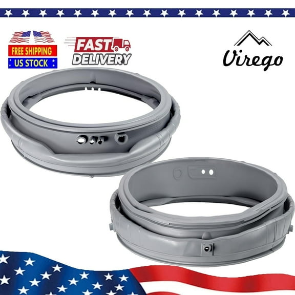 MDS47123605 Washer Door Boot Gasket Rubber Seal Replacement for LG WM3470HVA