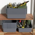 thumbnail image 6 of 13 L Plastic Utility Bus Tubs, Commercial Plastic Restaurant Dish Tub, 12 Packs, 6 of 7