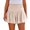Beige, variant on KLHDSF Womens High Waisted Cotton Linen Wide Leg Shorts Solid Color Breathable Casual Summer Dark GreenXL
