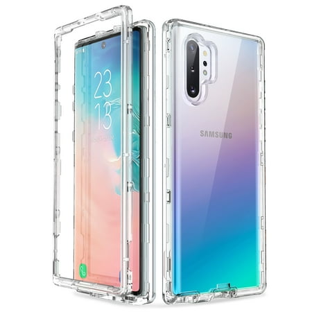 Galaxy Note 10 Plus Case,ULAK Heavy Duty Shockproof Rugged Protection Case Transparent Soft TPU Protective Cover for Samsung Galaxy Note 10+ Plus 5G (2019), Crystal (Best Android Protection 2019)