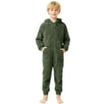 thumbnail image 3 of Fleece Lined Onesie Jumpsuit for Little Ones, Soft and Cozy with Zip Closure for Easy Dressing andGrip Soles for Indoor and Outdoor Safety, 3 of 6