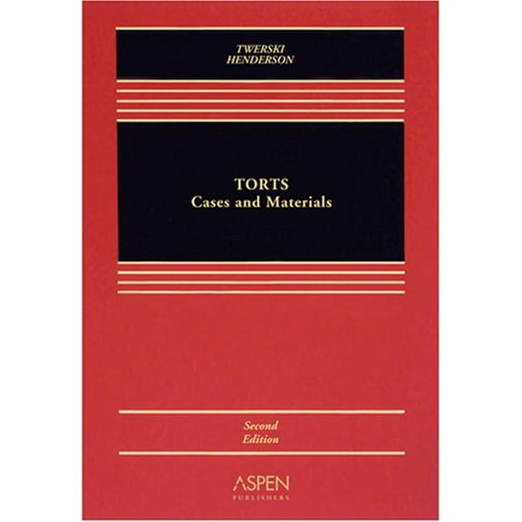 Pre-Owned Torts: Cases & Materials Hardcover