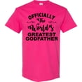 thumbnail image 3 of Inktastic Officially the World's Greatest Godfather T-Shirt, 3 of 5