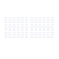 thumbnail image 1 of Miangastore 200 Pcs Curtain Straight Roller Plastic Slide Smoothly For Offices, 1 of 9