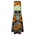 thumbnail image 4 of Skull Sleeveless Dress Dresses Gala Dresses for Special Events, 4 of 6