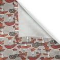 thumbnail image 5 of Ambesonne Mushroom Grommet Curtain, Forest Fall on Polka Dots, 50" x 108", Orange Dark Coral Tan, 5 of 6