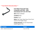 thumbnail image 2 of Front Water Pump Inlet Tube - Compatible with 2006 - 2008 International CXT 6.0L V8 VT365 2007, 2 of 3