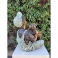 thumbnail image 3 of Nifao Playful Young Boy and his Puppy Bronze Statue – Bronze Statue, Home Decor, 20"L x 16"W x 24"H, 3 of 7
